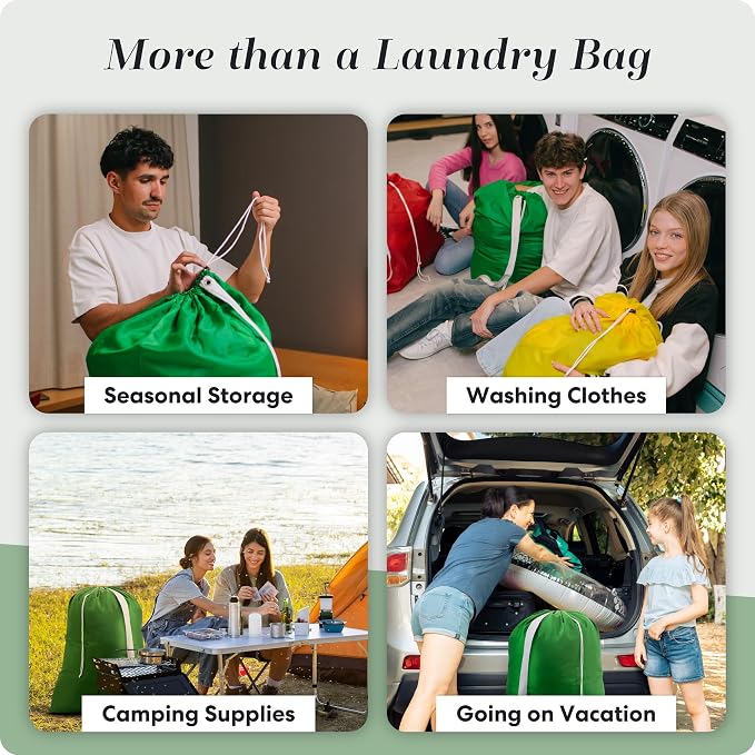 Handy Laundry Extra Large Heavy Duty Laundry Bag, Shoulder Strap, 30x40 in - Image 7