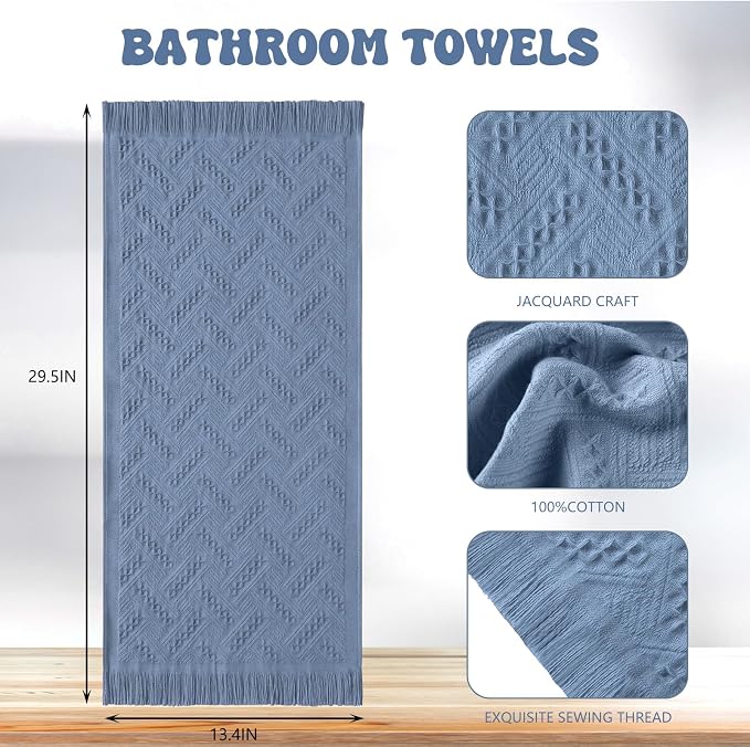 HunnmingRe 21 Pack Boho Hand Towel - Image 2