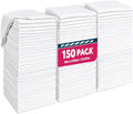 TEAWOO White Microfiber Towels- 150 Pack, Microfiber Cleaning Cloths Bulk | by TEAWOO