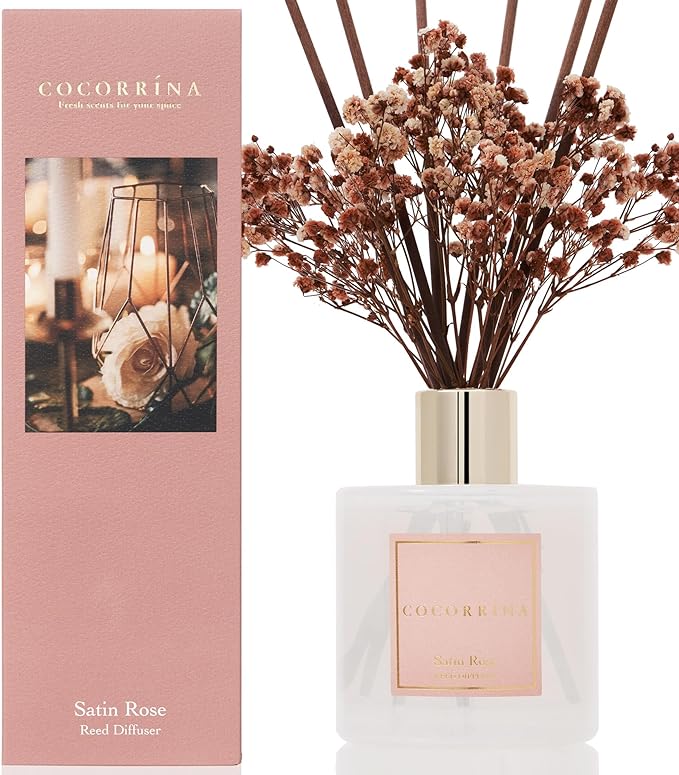 Reed Diffuser Sets- Satin Rose Scented Diffuser - Image 2