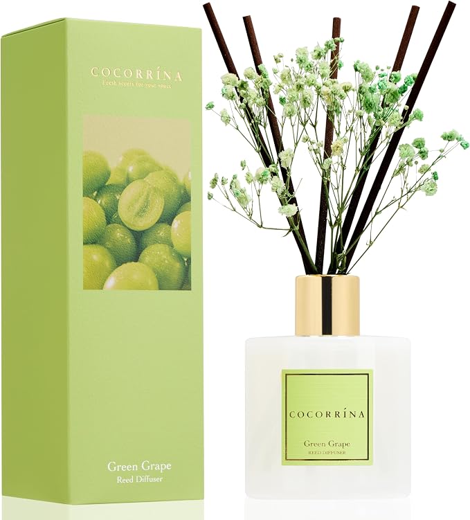 Reed Diffuser - Green Grape 6.7 fl oz Reed Diffuser by COCORR%C3%8DNA