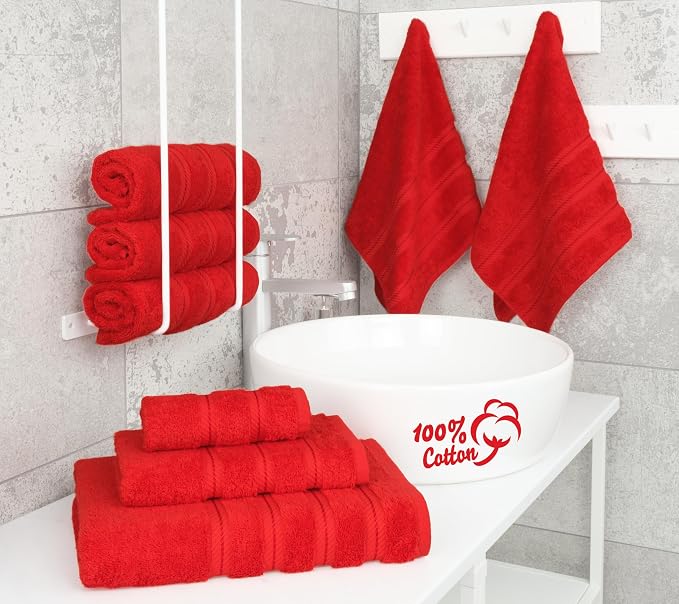 American Soft Linen 100% Cotton Luxury Turkish Towels, 6 Piece Towel Set | Soft - Image 2