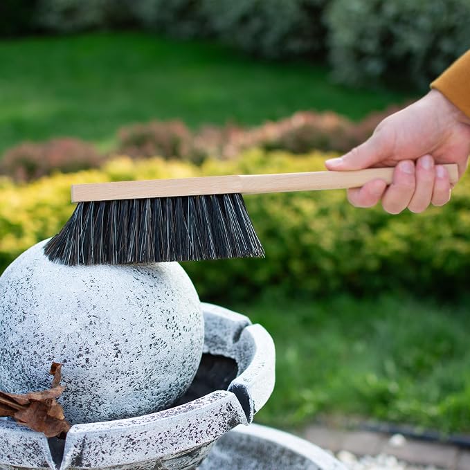 14.2" Hand Broom Soft Bristles Cleaning Brush, Dusting Brush - Image 5