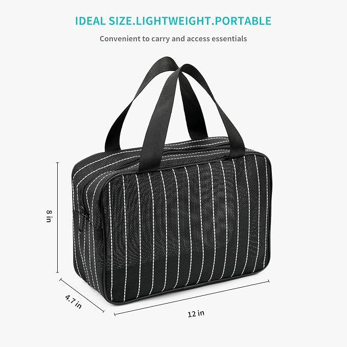 REDSINDA Mesh Shower Caddy Bag for Bathroom Gym Camping Portable Travel Mesh - Image 5