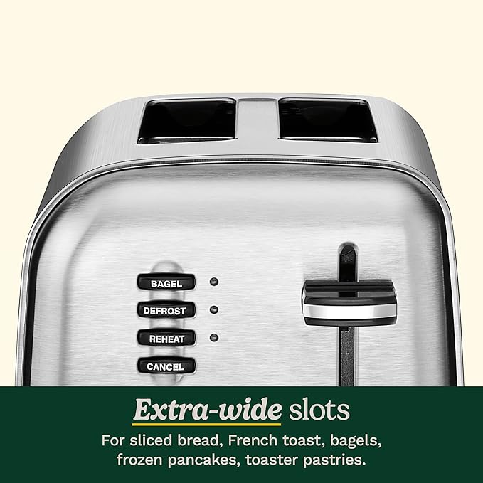 Cuisinart CPT-160 Metal Classic 2-Slice Toaster, Brushed Stainless