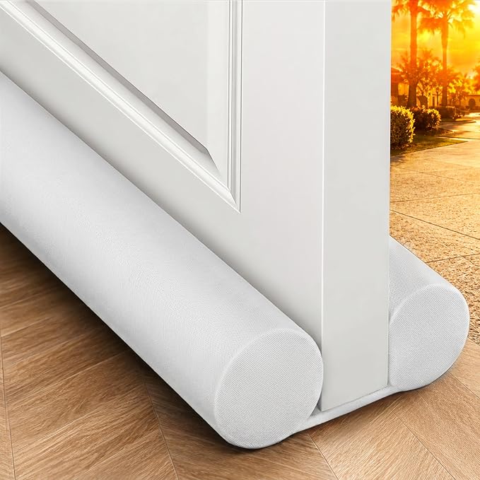 MAXTID White Door Draft Stopper Adjustable 32, 38 Inches, Double Sided | 34 by MAXTID