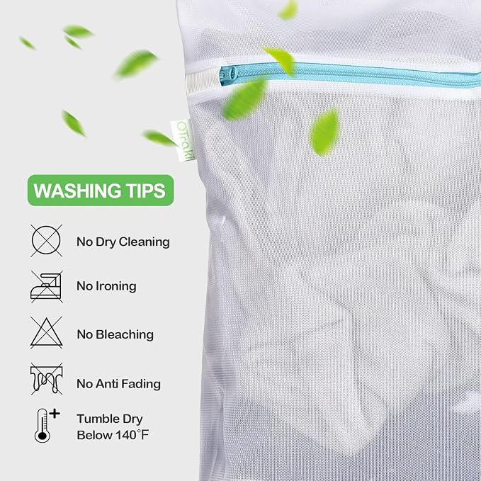 OTraki Large Mesh Washing Bag 43 x 35 Inch XXL Mesh Laundry Bag - Image 8