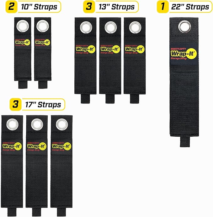 Heavy-Duty Wrap-It Storage Straps, Cable Straps - Image 3
