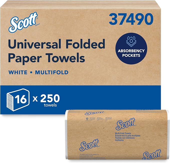 Scott Professional Multifold Paper Towels, 16 x 250 Sheets | Universal by Scott%C2%AEProfessional