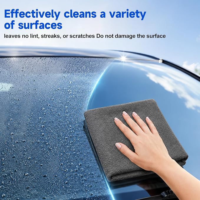 Yicengy 6-Pack Genie Magic Cleaning Cloth, Microfiber Cleaning Cloths 16x12 Inch - Image 4