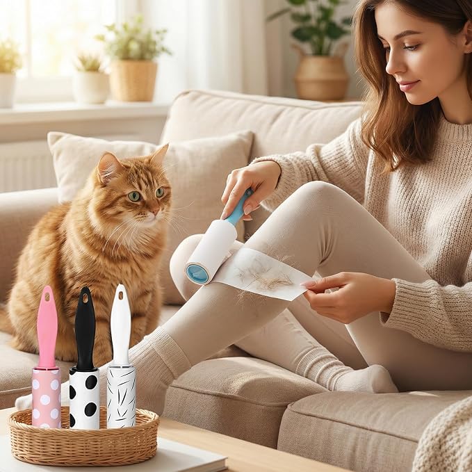 36 Pcs Mini Lint Roller for Clothes Travel Size, Travel Lint Roller for Clothes - Image 2