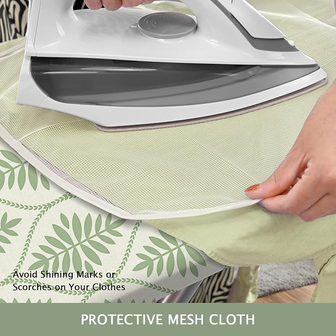 SheeChung 14"x42" Over-The-Door Ironing Board Cover and Pad, Heat Resistance - Image 7