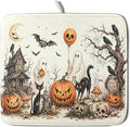 Giwawa Halloween Pumpkin Ghost Dish Drying Mat Black Cat Microfiber Dishes Pad by Giwawa