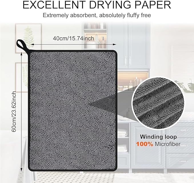 Shiny Shower Cleaning Wipes, Drying Towels, Shower Doors Wipes Drying Towels - Image 3