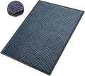 Front Door Mat,3'x10'Indoor Outdoor Door Mat,Heavy Duty Welcome,Commercial Floor Mats Inside Outside Entrance, Waterproof All-Season, All-Weather Non Slip Backing Doormat for Entryway,Dark Gray