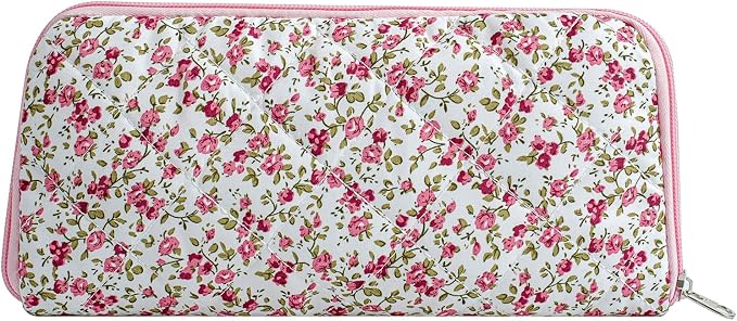 JOVAKIT Quilted Makeup Brush Holder Travel Cosmetic Bag by JOVAKIT