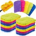 Zubebe 40 Pcs Reusable Duster Refills Fleece, Dark Color | Soft Polyester Fiber by Zubebe