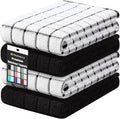 Homaxy Large Premium Cotton Kitchen Towels 16"x 28", 4 Pack by Homaxy