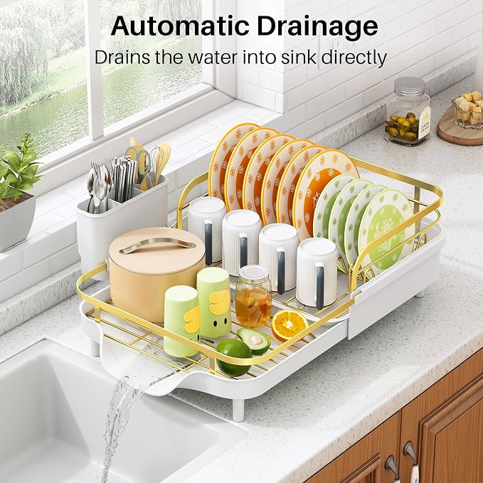 SAYZH Expandable Dish Drying Rack - Image 4