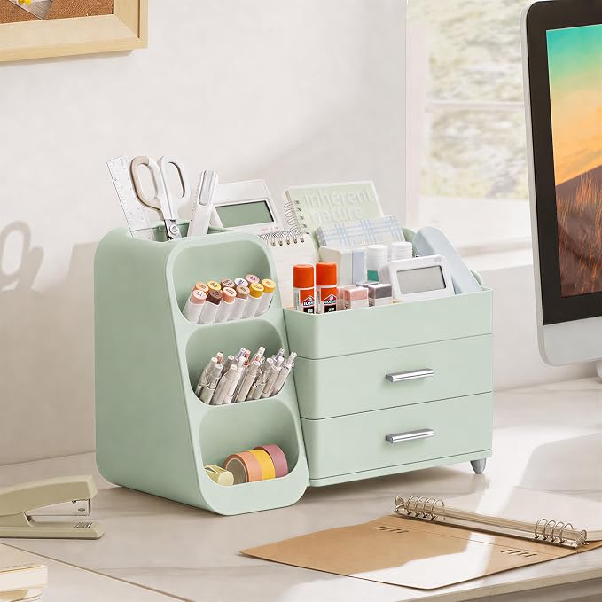 HBlife Desk Organizer with Pen Pencil Holder - Image 7