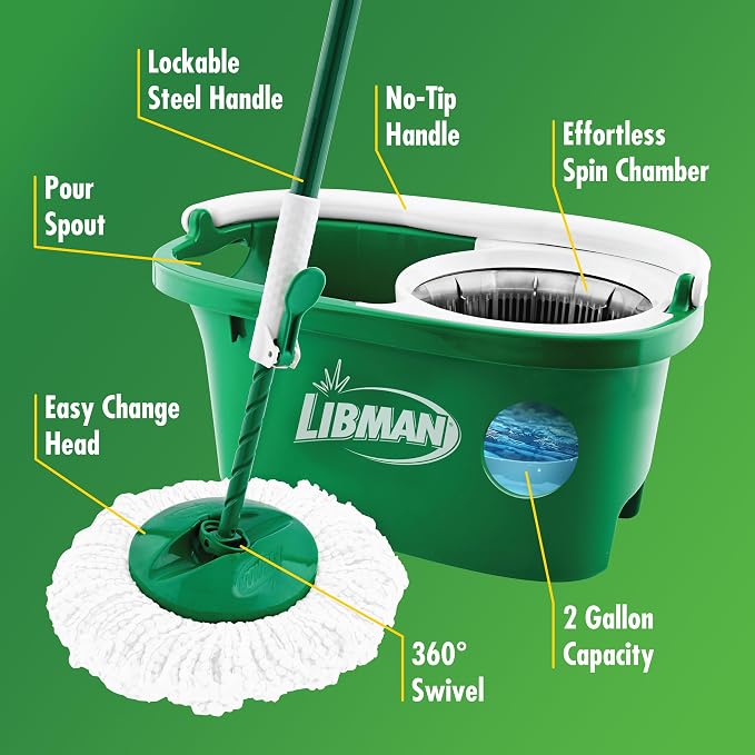 Libman Tornado Spin Mop System - Image 4