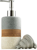 Hand Soap Dispenser Set for Bathroom, Kitchen Dish Soap Dispenser | Liquid Soap by Cormomu
