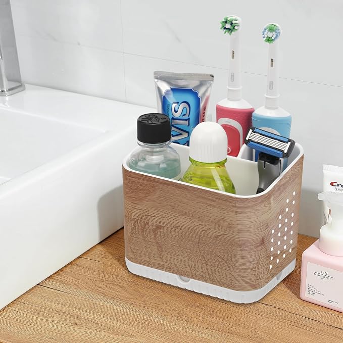 Bathroom Toothbrush Holders, Toothbrush and Toothpaste Holder | Easy To Clean - Image 2