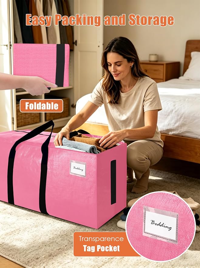 SWEET DOLPHIN 8 Pack 200LB Heavy-Duty Moving Bags - Image 3