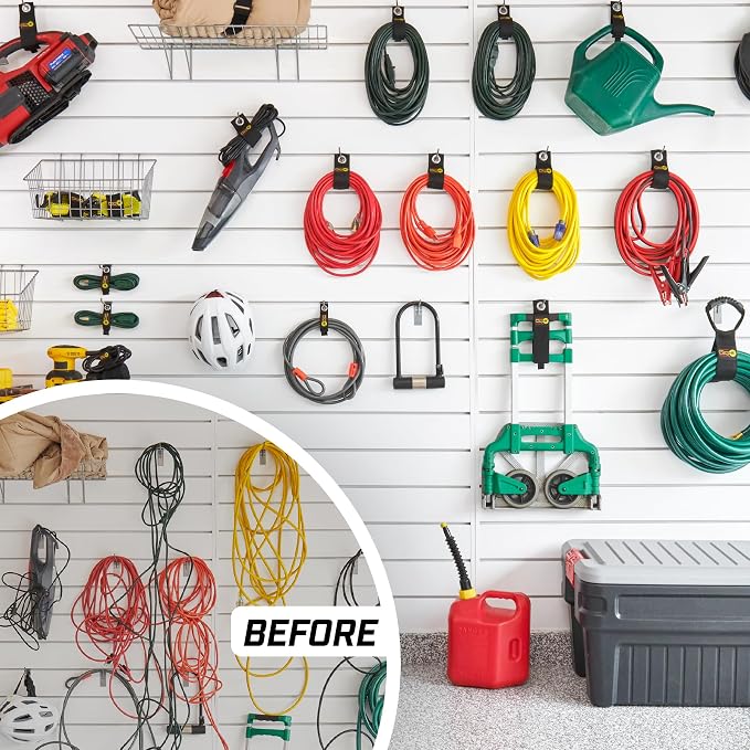Heavy-Duty Wrap-It Storage Straps | Hanging Extension Cord Organizer - Image 6