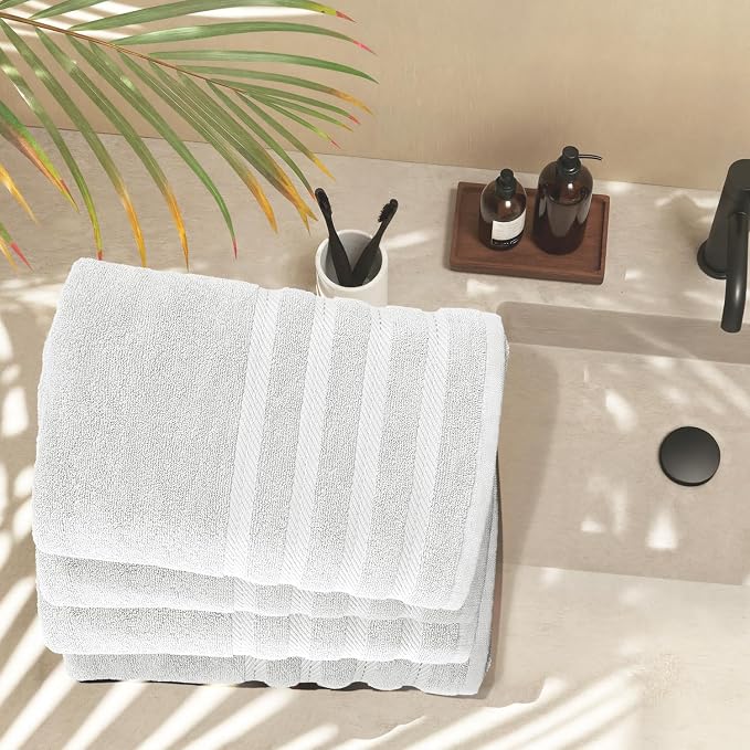 Hearth & Harbor Bath Towels for Bathroom - Image 3