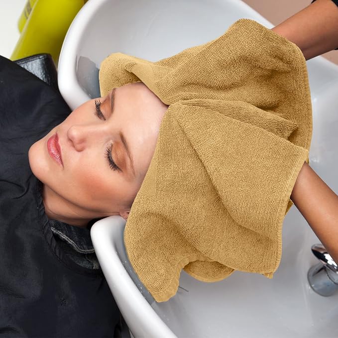 Utopia Towels Salon Towels, 16x27 in, 100% Cotton, Gym & Beauty Care - Image 7