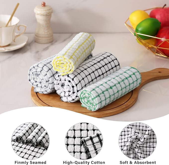 Homaxy Kitchen Towels and Dishcloths Set - Image 4