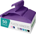 NEATERIZE Clothes Hangers Plastic 50 Pack by Neaterize