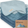 6-Pack Baby Washcloths, Soft Absorbent Washcloths by KeaBabies