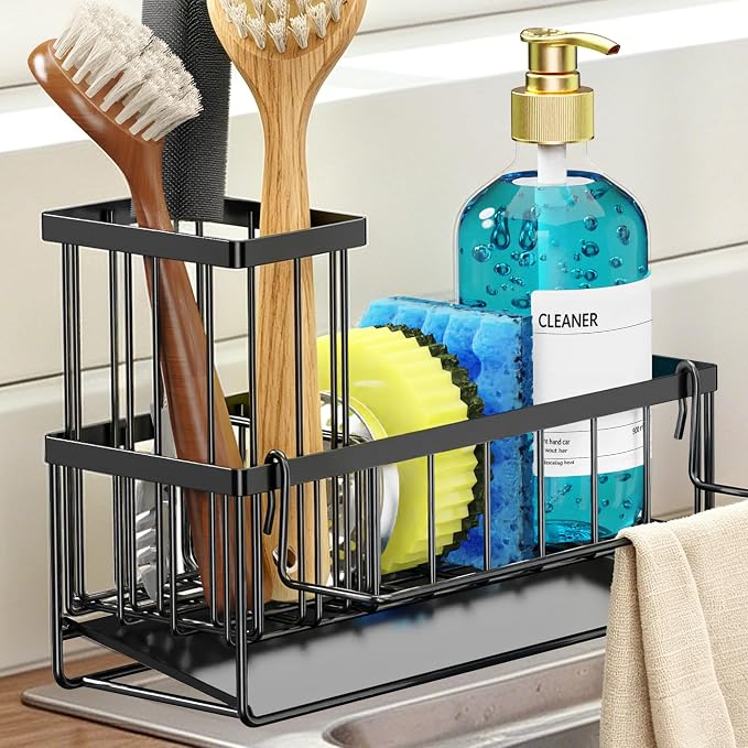 Sponge Holder for Kitchen Sink, Kitchen Sink Caddy, Kitchen Sink Sponge Holder - Image 7