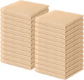 Homaxy 100% Cotton Waffle Weave Kitchen Dish Cloths 24-Pack, Apricot | 12 x 12 by Homaxy