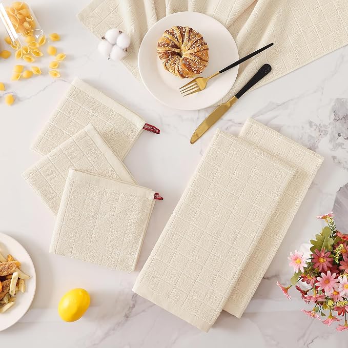 Homaxy Kitchen Towels and Dishcloths Set - Image 6