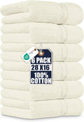Utopia Towels 6 Pack Premium Hand Towels, 16x28 in, 600 GSM Cotton, Ivory | by Unknown