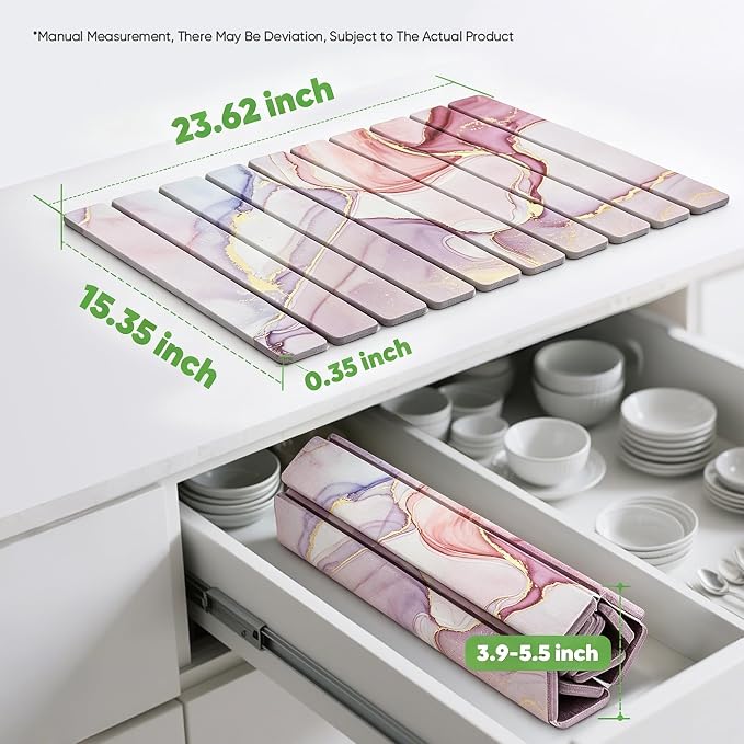 Stone Dish Drying Mat for Kitchen Counter - Image 2