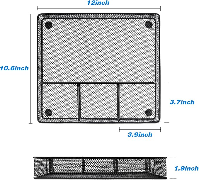 VyGrow Desk Drawer Organizer Tray, Metal Mesh Drawer Organizers Office - Image 6