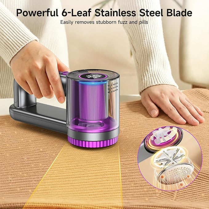 Powerful Fabric Shaver for Clothes, Safe Lint Remover - Image 5