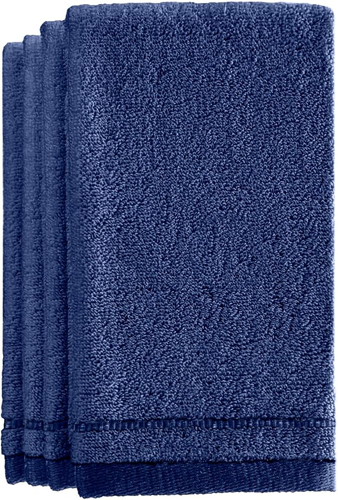 Creative Scents Cotton Fingertip Towels Set Blue by CreativeScents