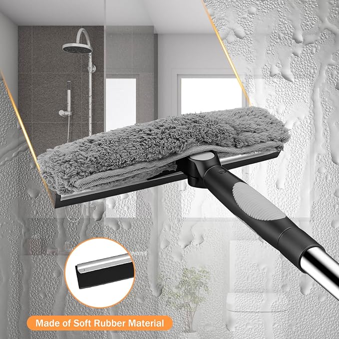 SetSail Window Squeegee with 66in Extension Pole 2-in-1 Window Cleaning Kit | - Image 2