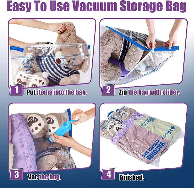 XXL Jumbo Vacuum Seal Storage Bags Extra Large - Image 4