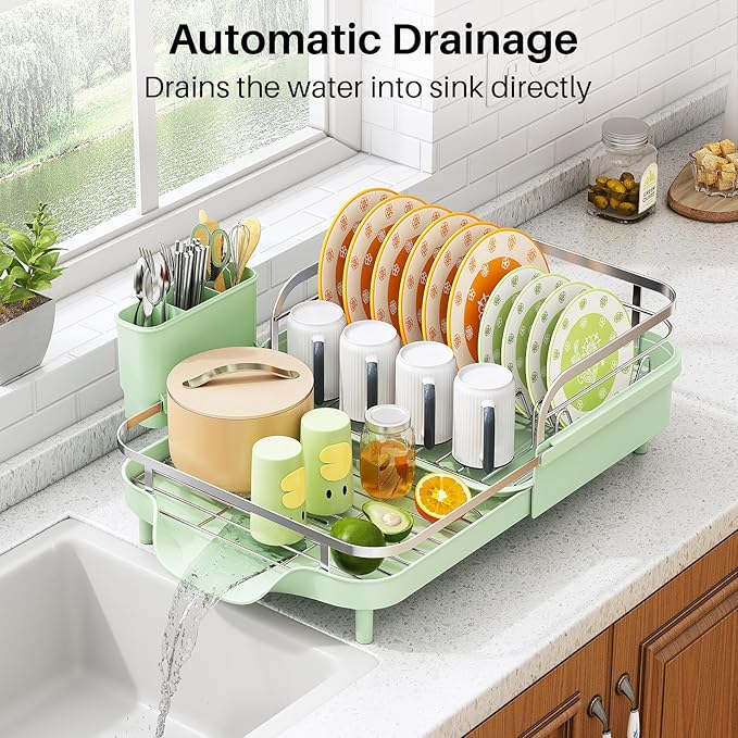 SAYZH Expandable Dish Drying Rack - Image 5