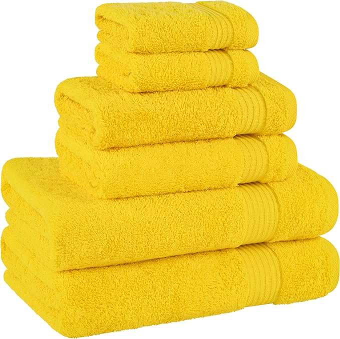Cotton Paradise 100% Cotton Turkish Towel Set, Soft Absorbent Quick Dry - Image 5