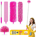 Tiumso 5-in-1 Duster with Extension Pole 100 inch Extendable Dusters by Tiumso