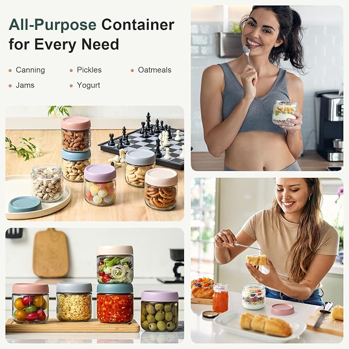 NETANY 6-pack 10oz Glass jars - Image 7