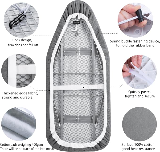 Small Ironing Board Cover Scorch Resistant, Table top Ironing Cover - Image 4