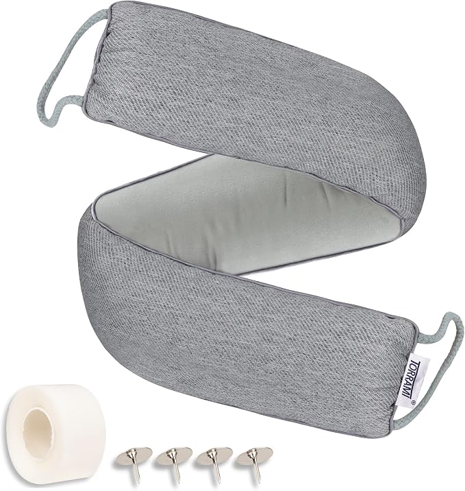 TORRAMI 38" Door Draft Stopper Under Bottom Insulation Noise Air Stopper 2.2LB by TORRAMI